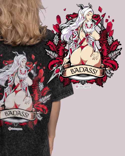UNISEX T-Shirt: DnD Embroidery + Backprint - Image 3